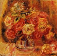 Renoir, Pierre Auguste - Roses in a Vase